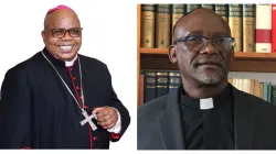 The new Bishop of South Africa's Kimberly Diocese, Duncan Tsoke (L) and the Bishop-elect of the country's Queenstown Diocese, Msgr. Paul Siphiwo Vanqa, S.A.C / Southern African Catholic Bishops' Conference (SACBC)