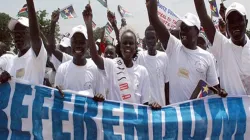 A section of South Sudanese during the 2011 referendum when they overwhelmingly voted to secede from Sudan.