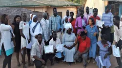 Clergy, men and women religious, and laity in South Sudan's Rumbek diocese pose for a photo after taking part in the workshop on Sexual and Gender-Based Violence (SGBV) on November 23. The United Nations Mission in South Sudan (UNMISS) facilitated the four-day workshop / Fr. Peter Garang, Diocese of Rumbek