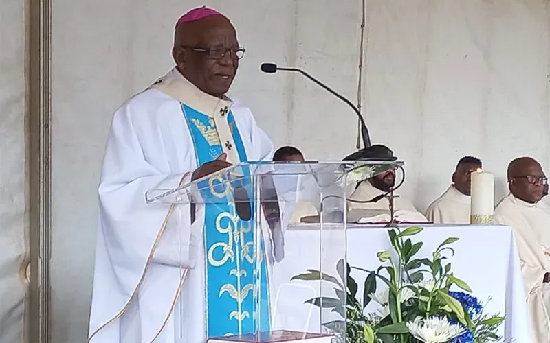 Archbishop Buti Joseph Tlhagale during the Ministry and Vocations Fair marking the Archdiocesan phase of the World Meeting of Families. Credit: ACI Africa