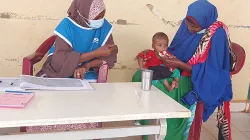 Farhan takes an appetite test in Somalia after receiving treatment for being malnourished. Credit: Canadian Foodgrains Bank