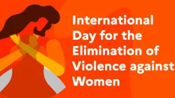 Logo for the International Day for the Elimination of Violence against Women to be marked Wednesday, November 25.
