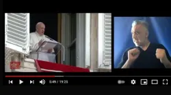 ASL interpretation of Pope Francis’ Sunday Regina Coeli address on April 18, 2021./ YouTube screenshot.