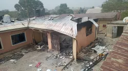 An image of the Parish House of St. Mary's Catholic Parish in Nigeria's Diocese that burnt down in unclear circumstances. / Fr. Isek Augustine