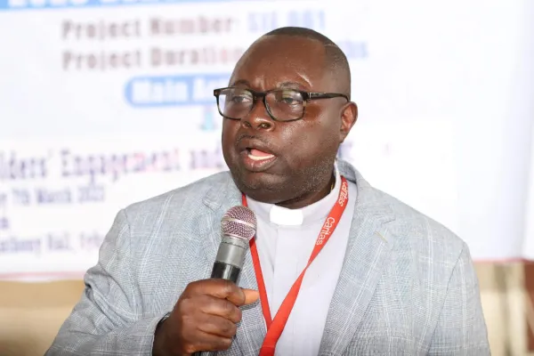 Fr. Peter Konteh, Executive Director of Caritas Freetown in Sierra Leone. Credit: Fr. Peter Konteh/Facebook