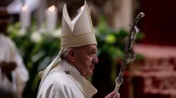 Pope Francis offers Mass in St. Peter's Basilica Feb. 1, 2020. Credit: Daniel Ibanez/CNA.