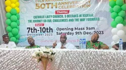 Archbishop Ignatius Ayau Kaigama of Nigeria’s Abuja Archdiocese addressing members of the Catholic Laity Council of Nigeria (CLCN). Credit: Abuja Archdiocese