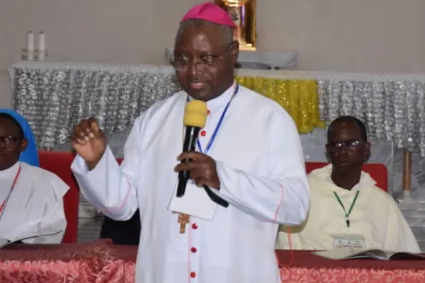 Archbishop Ignatius Ayau Kaigama speaking during the 4th Abuja Archdiocesan General Assembly (AAGA). Credit: Abuja Archdiocese