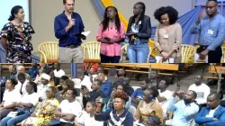Presentation of the charter at the end of the celebration of the UN@80 Conference, which took place at Mariapolis Piero Centre—Juja in Kenya’s Catholic Archdiocese of Nairobi (ADN). Credit: New Humanity