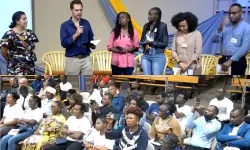 Presentation of the charter at the end of the celebration of the UN@80 Conference, which took place at Mariapolis Piero Centre—Juja in Kenya’s Catholic Archdiocese of Nairobi (ADN). Credit: New Humanity