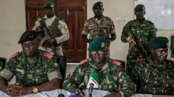 Military leaders in Guinea-Bissau.  Credit: Radio Sol Mansi