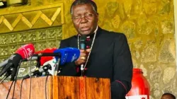 ZCCB President and Metropolitan Archbishop of Kasama, Archbishop Ignatius Chama, with some OASIS Forum leaders during a Prayer rally held at the Cathedral of the Child Jesus in Lusaka on Friday, 28 November 2025. Credit: Lutanda RADIO Station
