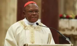 Fridolin Cardinal Ambongo of the Catholic Archdiocese of Kinshasa in the Democratic Republic of Congo (DRC). Credit: Radio Moto