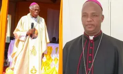 Bishop Norman King’oo Wambua (right) and Bishop Joseph Maluki Mwongela. Credit: ACI Africa/Courtesy Photo