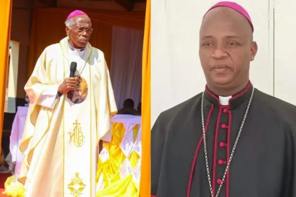 Bishop Norman King’oo Wambua (right) and Bishop Joseph Maluki Mwongela. Credit: ACI Africa/Courtesy Photo