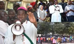Bishop Eduardo Hiiboro Kussala of South Sudan’s Catholic Diocese of Tombura-Yambio (CDTY). Credit: CDTY Anisa TV