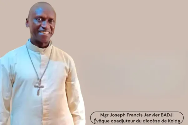 Mon. Joseph Francis Badji, appointed Coadjutor Bishop of Senegal’s Kolda Diocese on January 10. Credit: Union du Clergé Sénégalais