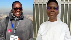 Mother Natália Miguel Pereira (left) and Sr. Albertina Venancia Chikumbo (right). Credit; ACI Africa