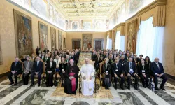 Pope Leo XIV meets with members of the Centesimus Annus Pro Pontifice Foundation and the Strategic Alliance of Catholic Research Universities on Dec. 5, 2025. / Credit: Vatican Media