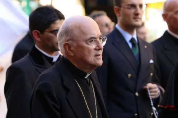 Former U.S. nuncio Viganò to undergo Church trial for schism, rejecting Pope Francis 