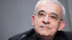 Archbishop Filippo Iannone speaks at a press conference presenting the reform of canon law on June 1, 2021. Pope Leo XIV on Sept. 26, 2025, appointed Iannone as prefect of the Vatican Dicastery for Bishops, a department the pope himself once led. / Credit: Daniel Ibañez/CNA