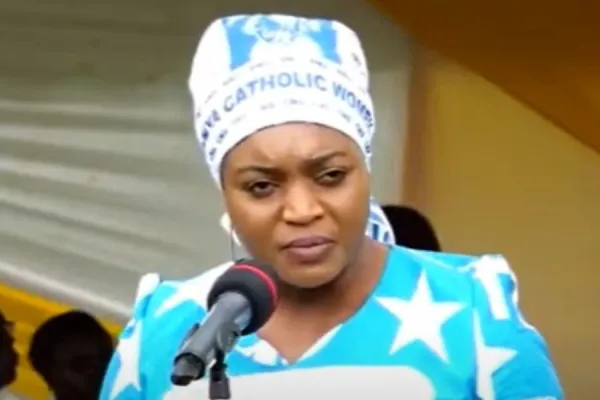 Screen grab of CS Susan Nakhumicha of Kenya's Ministry of Health during the Blessing and opening of St. John's Mission Hospital in the Catholic Diocese of Kitale. Credit: Capuchin TV