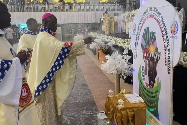 Archbishop Ignatius Ayau Kaigama during the 5th Pan African Catholic Charismatic Renewal Congress held in Abuja, Nigeria. Credit: Abuja Archdiocese