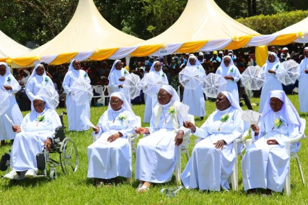 Members of the Congregation of Franciscan Sisters of St. Joseph (FSJ, Asumbi Sisters Kenya) during the Jubilee held in Kisumu, Kenya. Credit: Radio Maria Kisumu, Kenya.