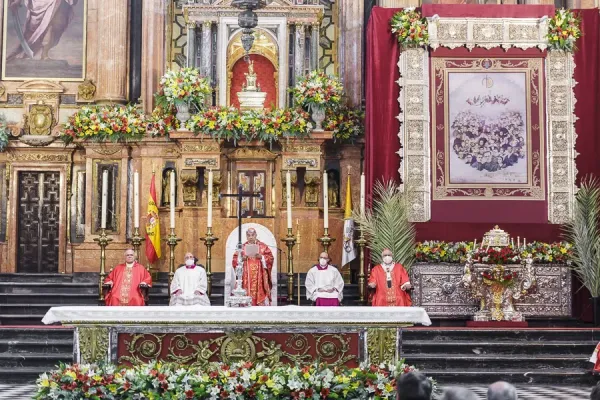 The beatification Mass of Fr. Juan Elías Medina and 126 companions in the Mosque-Cathedral of Córdoba in Córdoba, Spain, Oct. 16, 2021. Diocese of Córdoba.