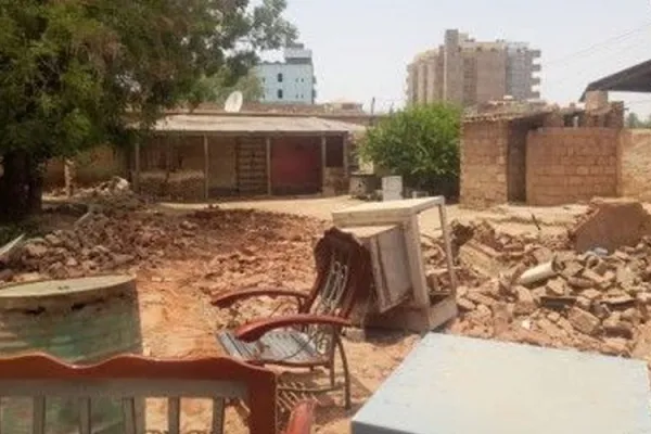 The site of the attempted demolition in Omdurman. Credit: CSW