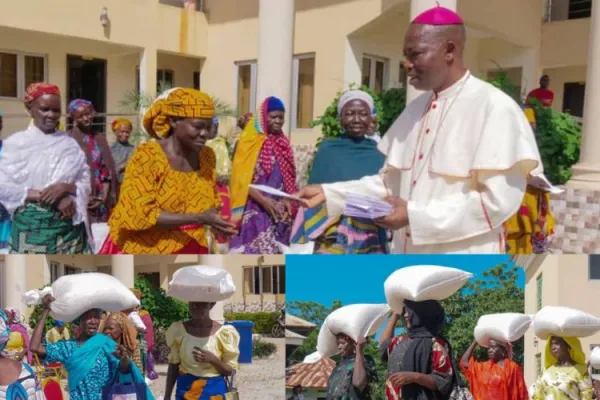 Widows Impoverished by Floods in Nigeria Receive Aid in Catholic Diocese’s Food Program