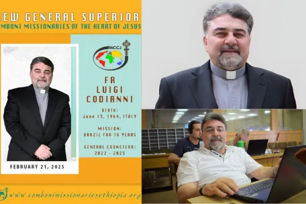Italian Priest Elected Comboni Missionaries Superior General, Succeeds Newly Ordained Auxiliary Bishop of Addis Ababa