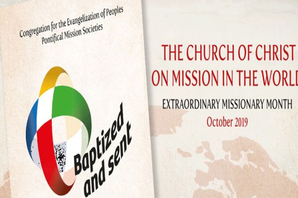 Cover of the Booklet for Extraordinary Missionary Month 2019