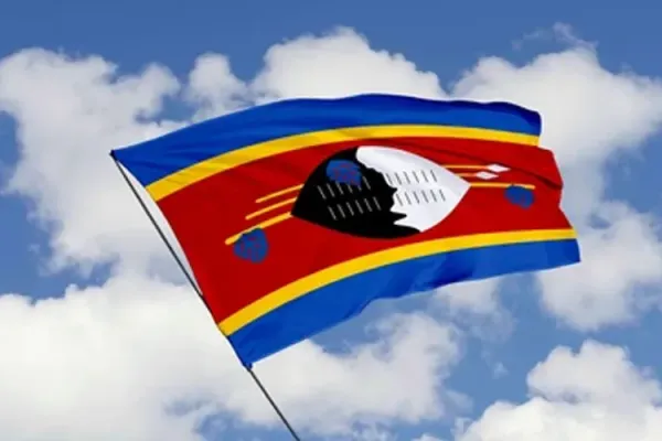 The flag of Eswantini/ Credit: Shutterstock