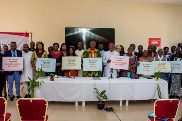 Some participants at the training workshop for Christian Stakeholders on skills and tools for raising public awareness on Sexual and Gender-Based Violence (SGBV) in Nigeria. Credit: Fr. George Ehusani