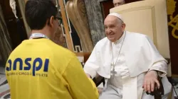 Pope Francis greets members of Italy's National Association of St. Paul on Thursday, Dec. 7, 2023. | Credit: Vatican
