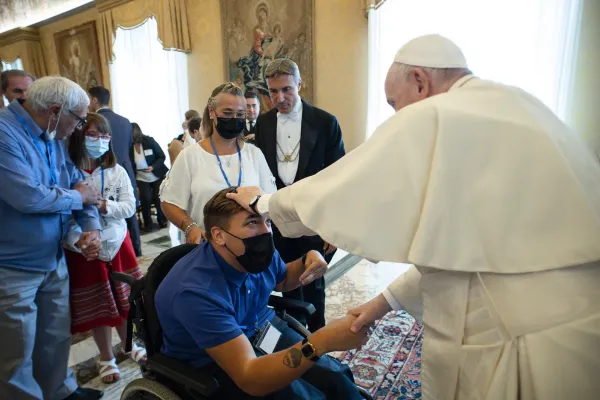 Pope Francis thanks Christian Disability Group for Witnessing to "the heart of the Gospel"