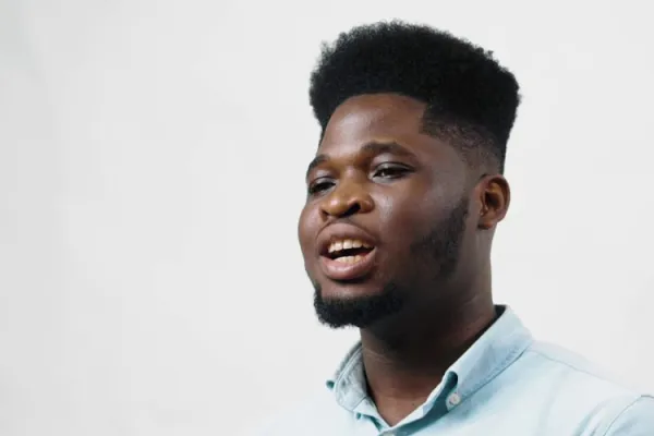 David Boanuh, a Ghanaian filmmaker, winner of the 9th edition of the prestigious International Award, “Communicating Africa” contest, that Harambee Africa International (HAI), a Rome-based development agency launched. Credit: Courtesy Photo