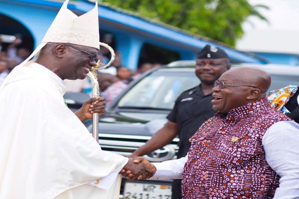 “Pray for Peace and Unity in Ghana”, President Appeals to Catholics at Golden Jubilee