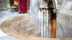 The exit from the Grotto of the Nativity in Bethlehem. | Credit: Guillaume Paumier, CC BY 3.0, via Wikimedia Commons