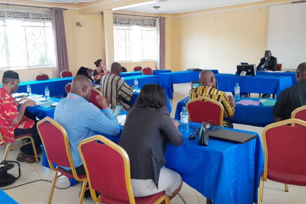 Some of the participants at the ongoing seminar organized by the Union of the African Catholic Press (UCAP) in Uganda. Credit: Charles Ndawula UCAP President Uganda
