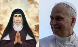 The beatification ceremony for Mother Elisva Vakha’i was held in the square in front of the Basilica-Shrine of Our Lady of Ransom in Vallarpadam, Kochi, Kerala, India, Nov. 8, 2025. / Credit: Congregation of the Teresian Discalced Carmelite Sisters; Daniel Ibañez/EWTN News