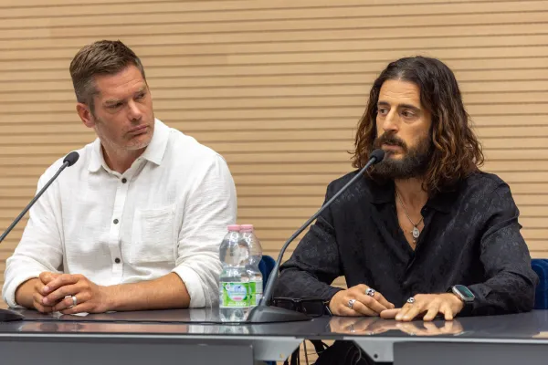 "The Chosen" Cast Visits Vatican After Filming Crucifixion Scenes in Italy