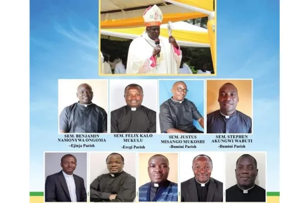 A poster announcing the July 22 Diaconate and Priestly Ordinations in Kenya Kakamega Diocese. Credit: Kakamega Diocese