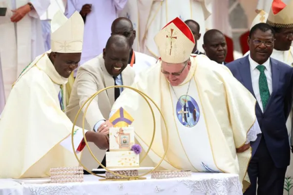 President of Kenya Hails Pioneer Catholic Bishop of Kitale Diocese as “a giant of faith”