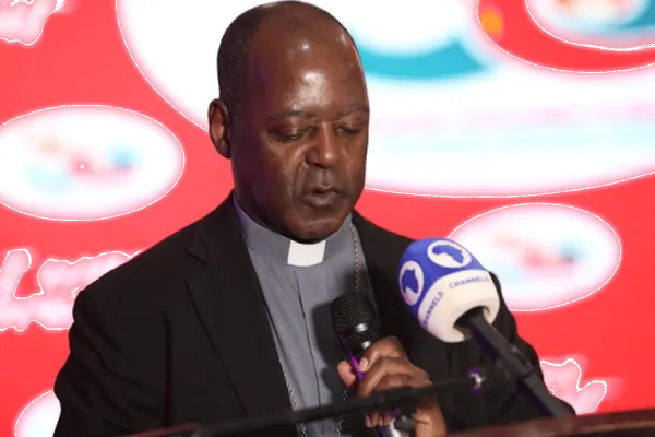 Bishop Lucio Andrice Muandula addressing delegates during the Golden Jubilee of the Pan-African Episcopal Committee for Social Communications (CEPACS) in Lagos, Nigeria. Credit: ACI Africa