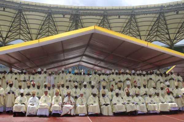 AMECEA Bishops at Opening Mass. Credit: ACI Africa