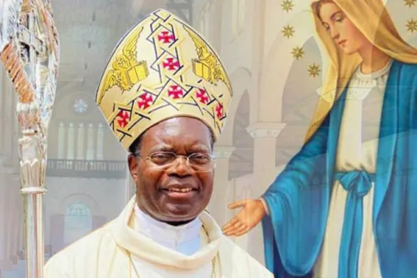 Bishop Philippe Alain Mbarga of Cameroon's Ebolowa Diocese. Credit: Ebolowa Diocese