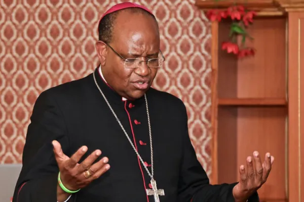 Archbishop Anthony Muheria of the Catholic Archdiocese of Nyeri. Credit: Courtesy Photo