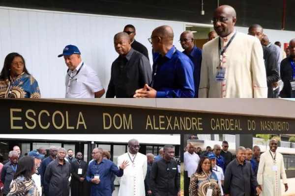 Archbishop Lauds Angolan President’s Visit to Cardinal-named School as “appreciation” of Church Role in Education
